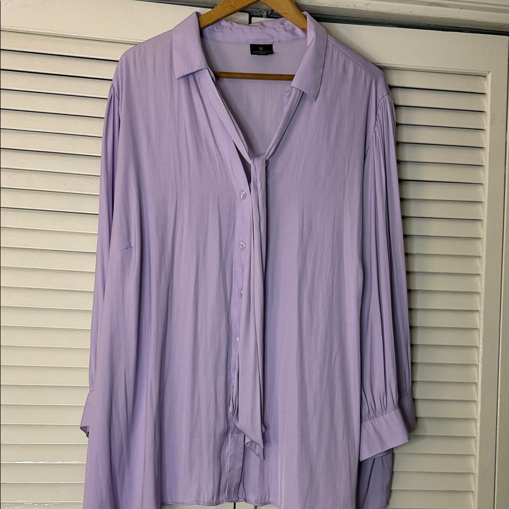 Worthington Lavender Blouse